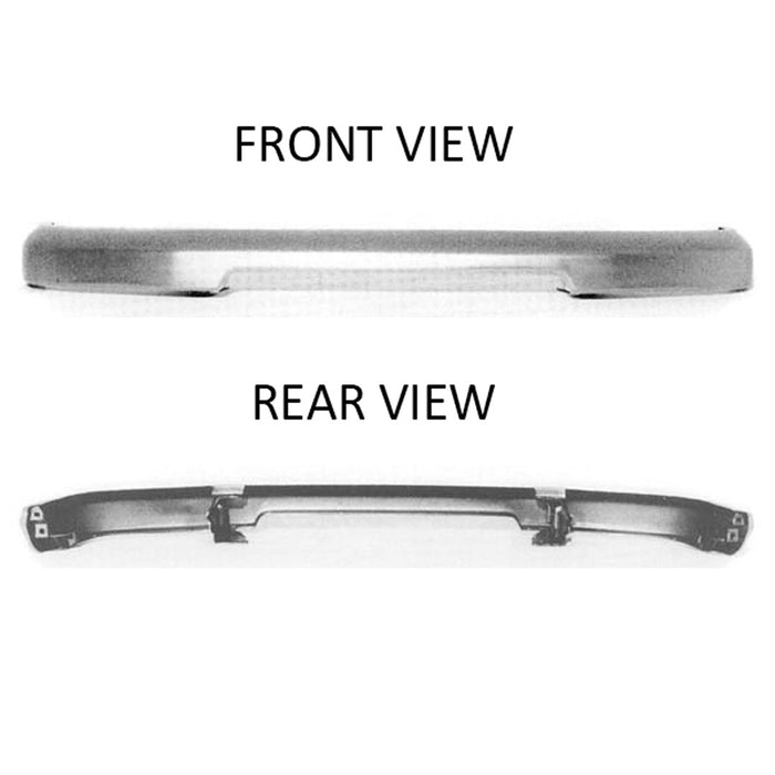 Nissan Frontier Front Bumper Face Bar Chrome - NI1002132