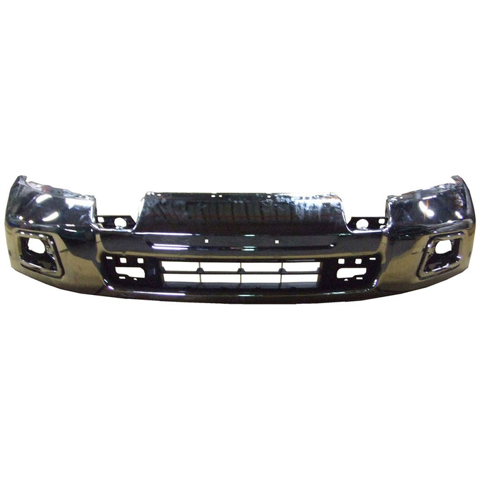 Nissan TITAN XD SV Front Bumper Face Bar W/O Parking Sensor Chrome - NI1002151