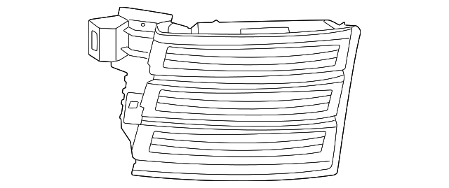 Nissan Kicks S/SV/Outer Grille Bumper Insert S - NI1038204