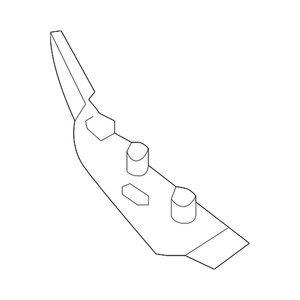 Front Driver Side Bumper Molding image