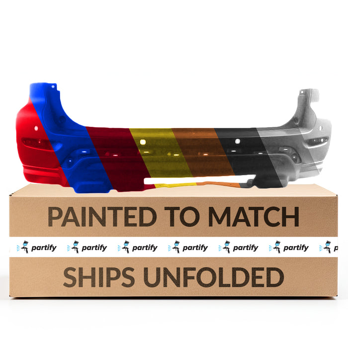 Parachoques trasero con certificación CAPA para Nissan Pathfinder con orificios para sensores - NI1100316C