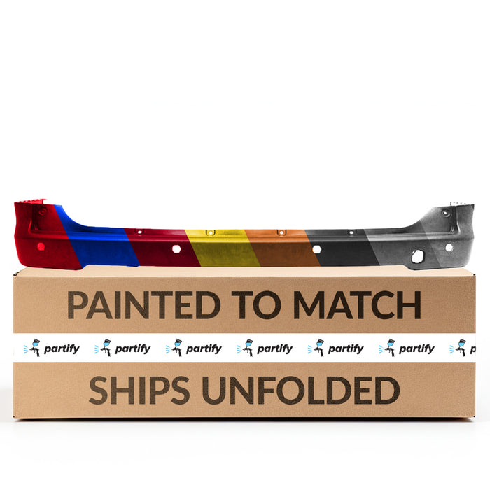 Parachoques trasero con orificios para sensores de la Nissan NV200 - NI1100321