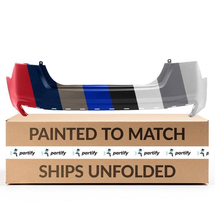 Nissan Altima CAPA Certified Rear Bumper W/O Distance Sensors W/Cover & Finisher Assy - NI1100335C