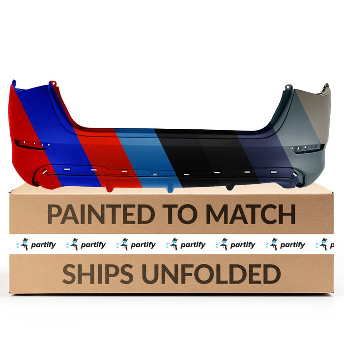 Parachoques trasero OEM para Nissan Sentra S/SV sin orificios para sensores - 850226LB0J