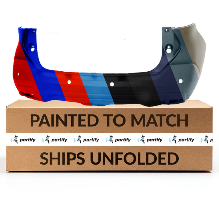 Nissan Kicks CAPA Certified Rear Bumper With Sensor Holes - NI1100339C