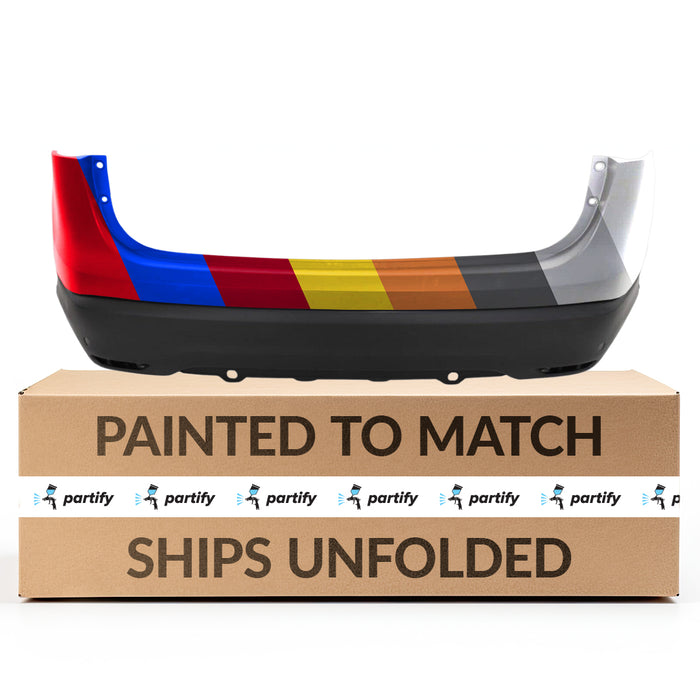 Parachoques trasero con certificación CAPA para Nissan Rogue Sport y orificios para sensores - NI1100341C