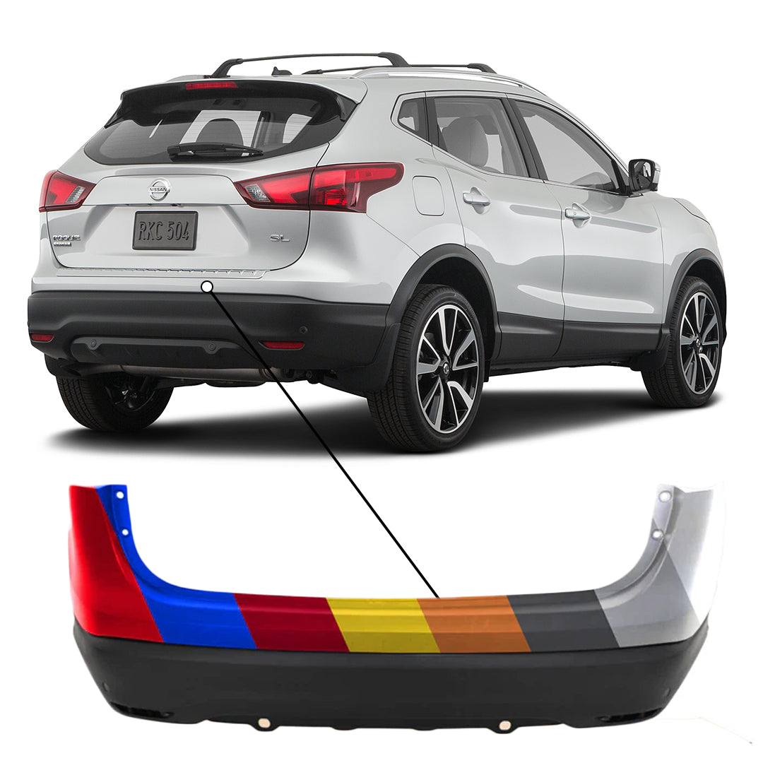 2019-2022 Nissan Rogue Sport Rear Bumper With Sensor Holes