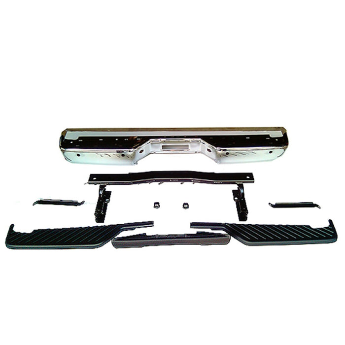 Nissan TITAN LE/SE Rear Bumper Assembly W/Distance Sensors Chrome - NI1103111