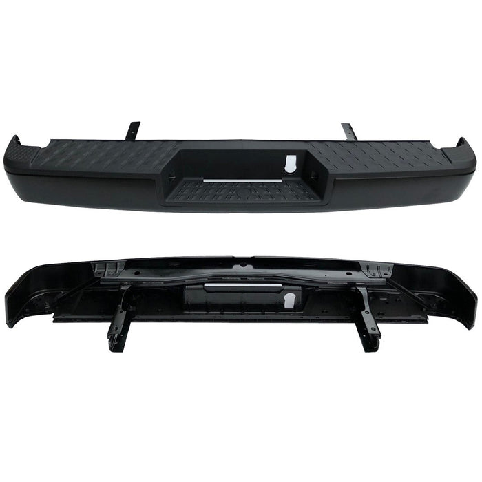 Nissan TITAN CAPA Certified Rear Bumper Assembly W/O Towing Reinforcement/Face Bar/Step Pad Assembly - NI1103130C