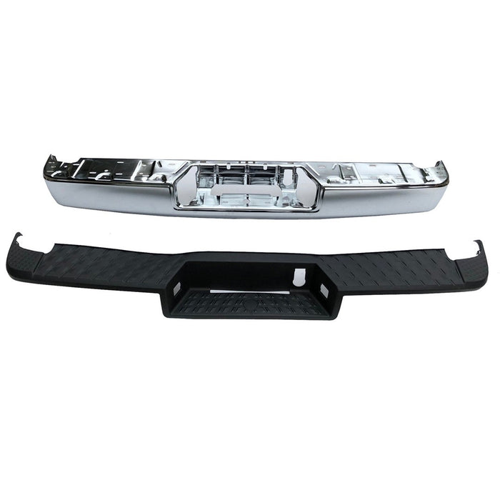 Nissan TITAN/TITAN XD CAPA Certified Rear Bumper Assembly W/Towing Pkg Face Bar/Step Pad Chrome - NI1103133C