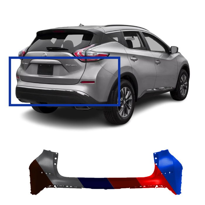 Nissan Murano CAPA Certified Rear Bumper - NI1114101C