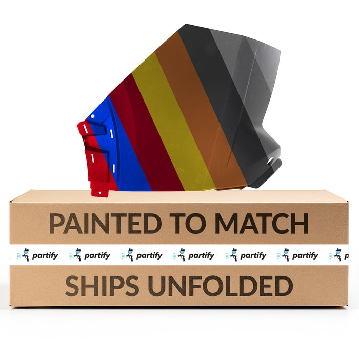 Parachoques trasero del lado del conductor con certificación CAPA para Nissan Pathfinder, con orificios para sensores - NI1116105C