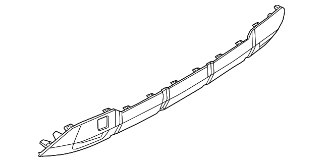Nissan Kicks Rear Bumper Valance - NI1195122