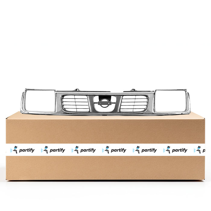 Conjunto de parrilla brillante para Nissan Frontier - NI1200183
