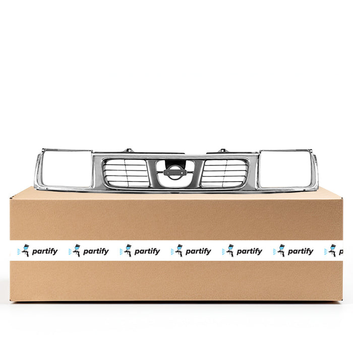 Nissan Frontier CAPA Certified Grille Bright Assembly - NI1200183C