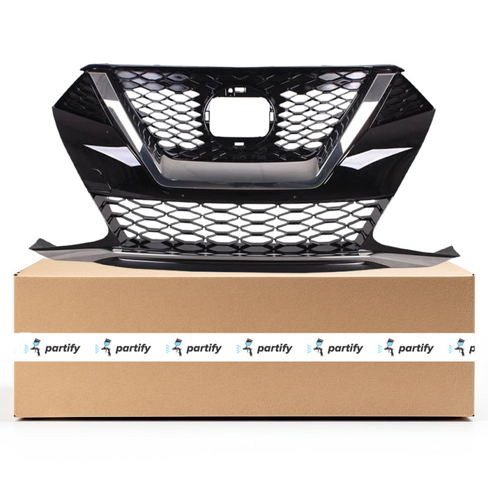 Parrilla negra certificada CAPA para Nissan Maxima (modelo Sr) sin cámara - NI1200298C