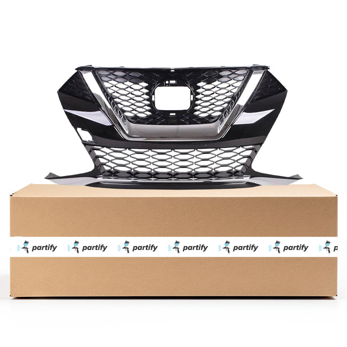 Nissan Maxima CAPA Certified Grille Painted Black With Camera Sr Model - NI1200299C