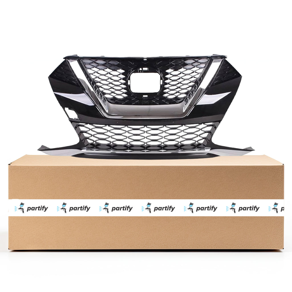 2019 Nissan Maxima Grille Painted Black With Camera Sr Model