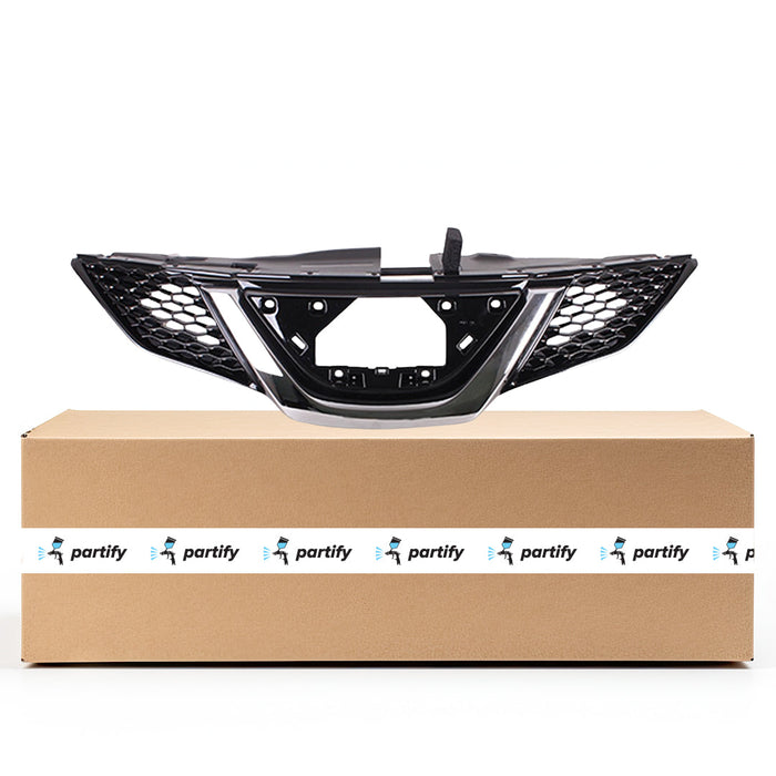 Nissan Qashqai/Rogue Sport CAPA Certified Grille W/O Intelligent Cruise Control Assembly - NI1200312C