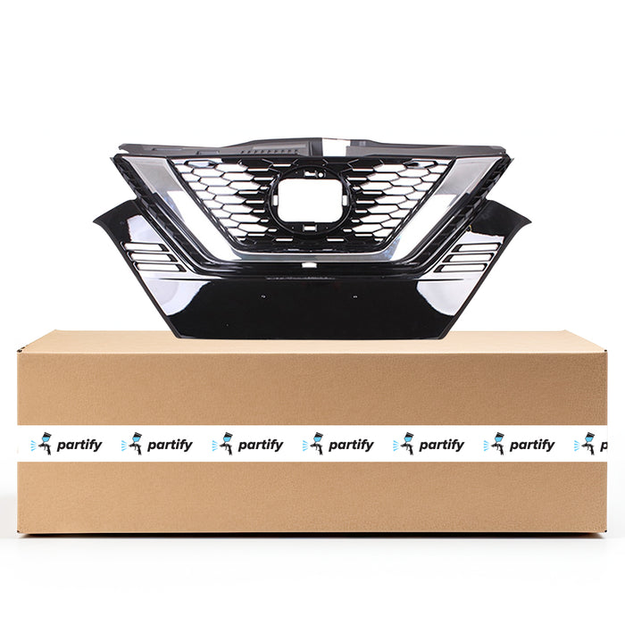 Nissan Qashqai/Rogue Sport Grille W/Front View Camera W/O Emblem Assembly - NI1200319