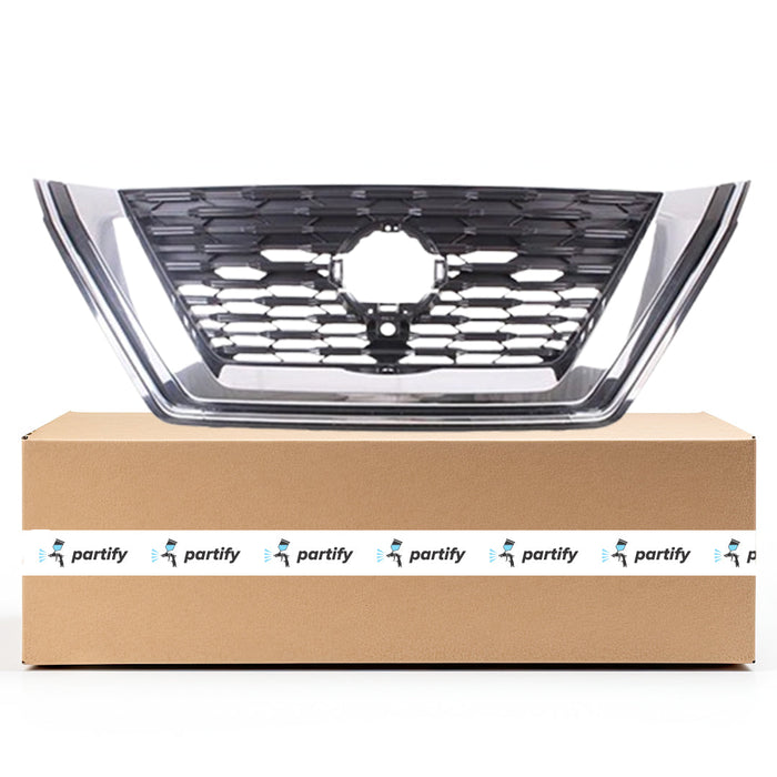Nissan Rogue S CAPA Certified Grille For USA Manufactured Models W/O Around View Monitor Assembly - NI1200322C