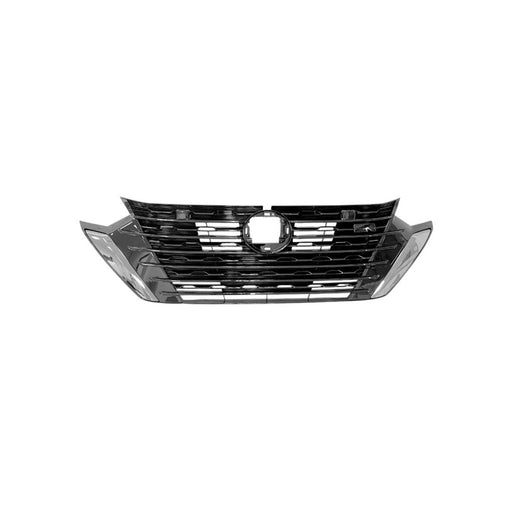 Nissan Sentra Grille Black with Dark Chrome Moldings For Use with Camera SR Model With Surround View Monitor - NI1200347