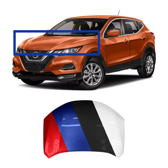 Nissan Rogue Steel CAPA Certified Hood - NI1230198C