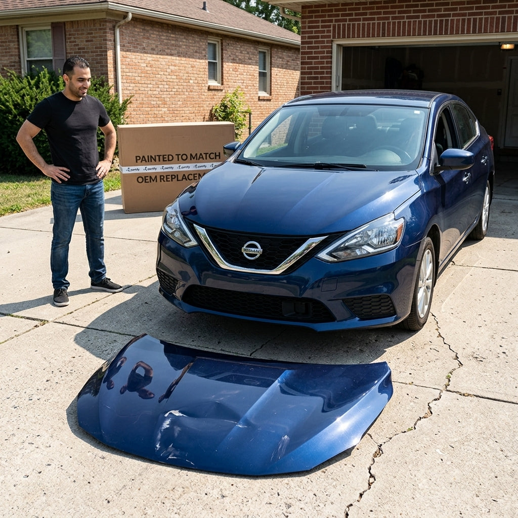 2016-2019 Nissan Sentra Hood - NI1230208 — Partify