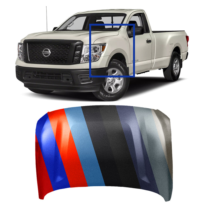 Nissan Titan CAPA Certified Hood - NI1230218C