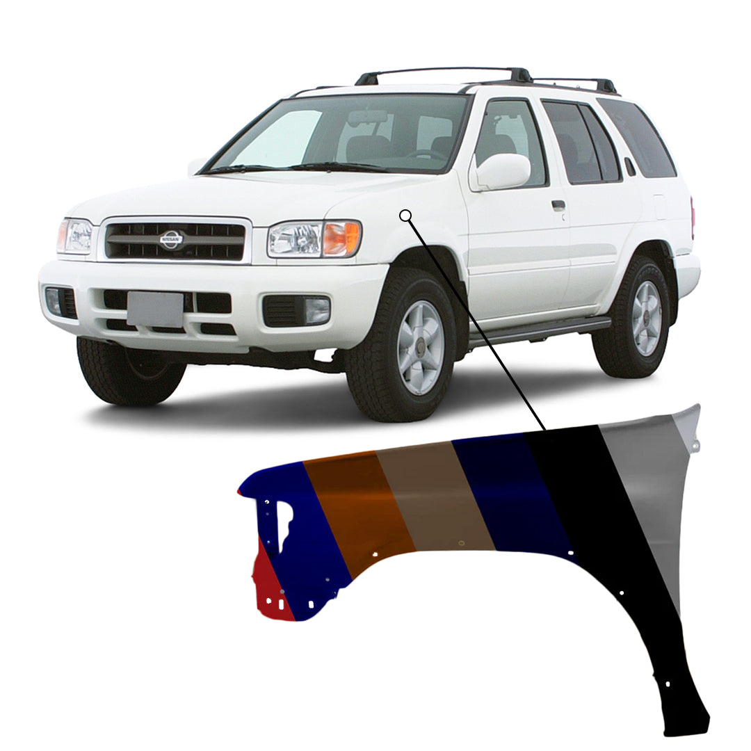1996-1999 Nissan Pathfinder Front Driver Side Fender With Flare