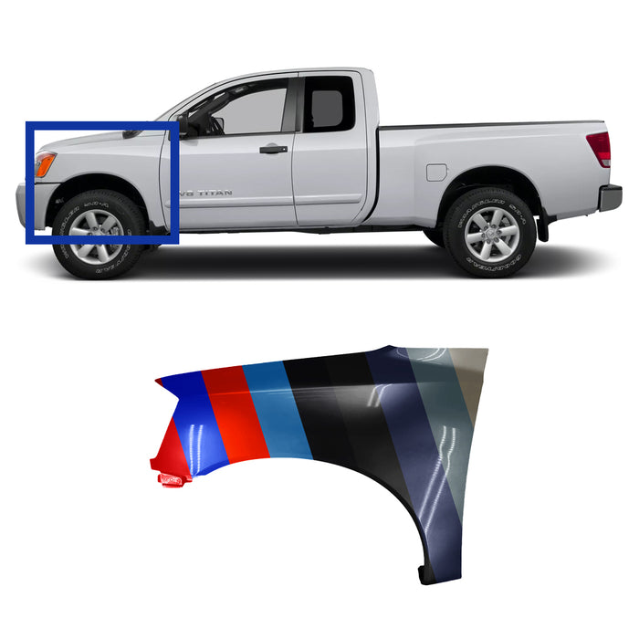 Nissan Titan CAPA Certified Driver Side Fender - NI1240182C