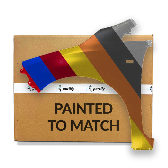 Guardabarros del lado del conductor con certificación CAPA para Nissan Leaf y orificios para luces de señalización - NI1240203C