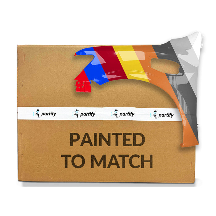 Guardabarros OEM del lado del conductor para Nissan Titan SL/SV, sin reborde y con rejilla de ventilación - 63101EZ41A