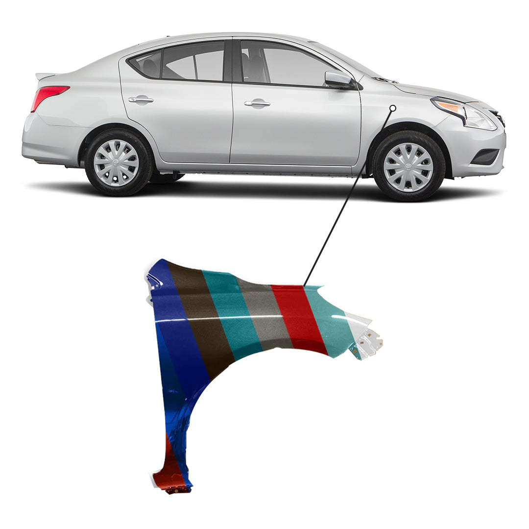 ✿✿✿スパーダ 1212ページ✿✿✿ 2012-2019 Nissan Versa Sedan Passenger Side Fender Without Side
