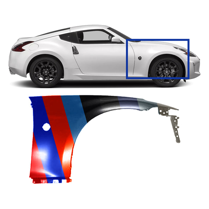 Nissan 370Z CAPA Certified Passenger Side Fender - NI1241219C