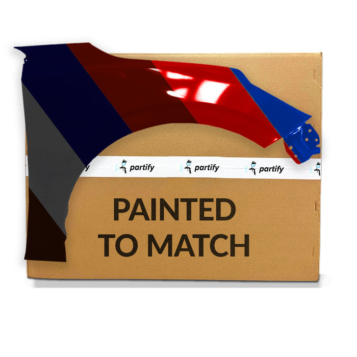 Guardabarros OEM del lado del pasajero del Nissan Sentra sin orificio para lámpara - F31006LBMB