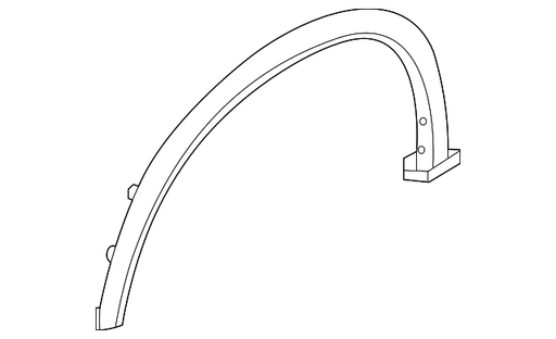 Nissan Rogue Wheel Arch Molding Platinum For Japan Manufactured Models - NI1291116