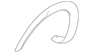 Front Passenger Side Wheel Arch Molding image