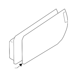 Carcasa de la puerta delantera del lado del conductor image