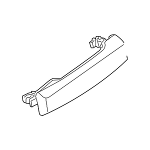 Front Passenger Side Exterior Door Handle image