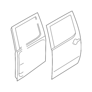 Rear Driver Side Door Shell image