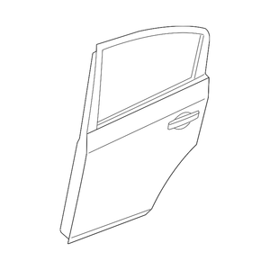 Rear Driver Side Door Shell image