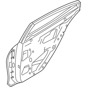 Carcasa de la puerta trasera del lado del conductor image