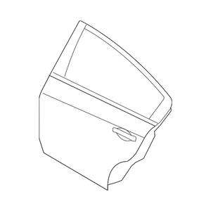 Rear Passenger Side Door Shell image