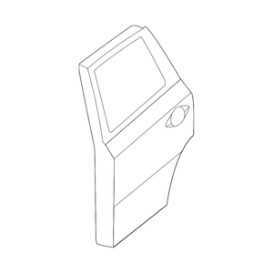 Rear Passenger Side Door Shell image
