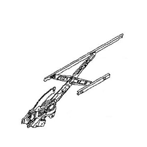 Rear Driver Side Window Regulator image