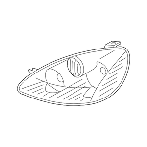 Driver Side Headlight Lens Housing image