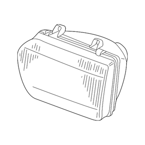 Passenger Side Headlight Lens Housing image