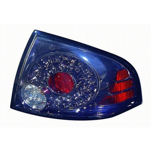 Nissan Sentra Tail Light Set Led Design W/Gunmetal Painted Housing - NI2811135