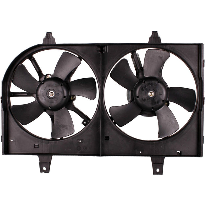 Nissan Maxima Engine Cooling Fan Assembly Dual Fan Assembly Includes Motors/Blades/Shroud - NI3115114